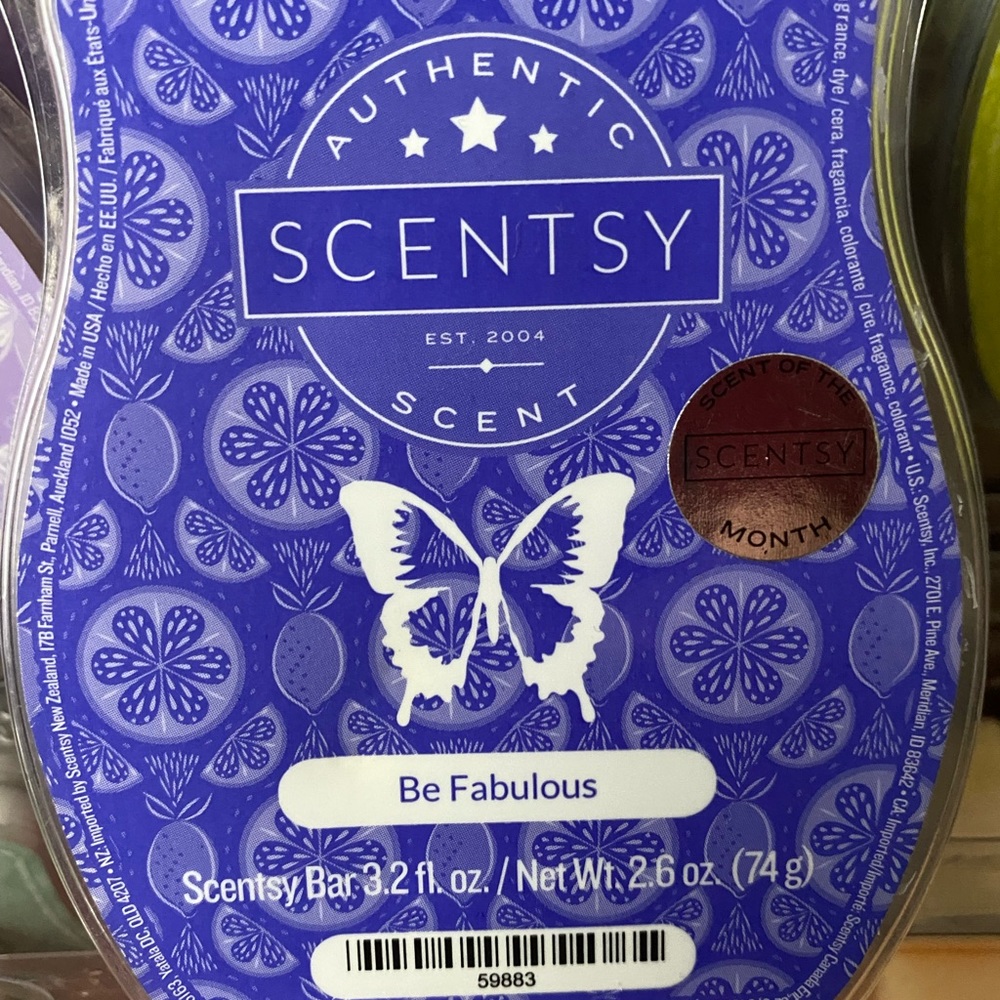 SCENTSY BE FABULOUS BARS